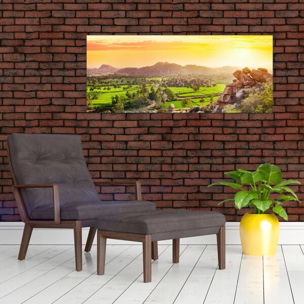 Slika doline Hampi u Indiji (120x50 cm)