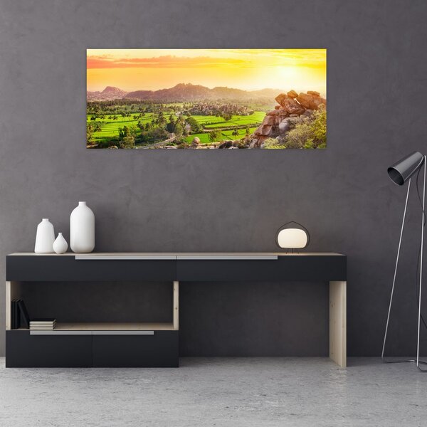 Slika doline Hampi u Indiji (120x50 cm)