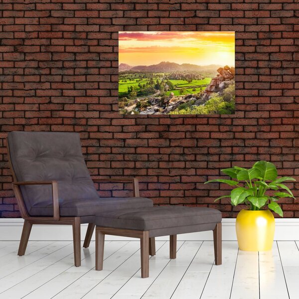 Slika doline Hampi u Indiji (70x50 cm)