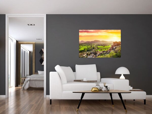 Slika doline Hampi u Indiji (90x60 cm)
