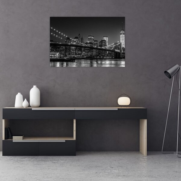 Slika Brooklynskog mosta u New Yorku (90x60 cm)