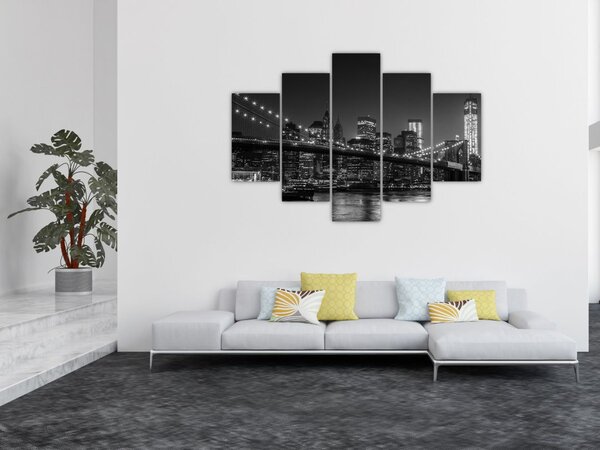 Slika Brooklynskog mosta u New Yorku (150x105 cm)