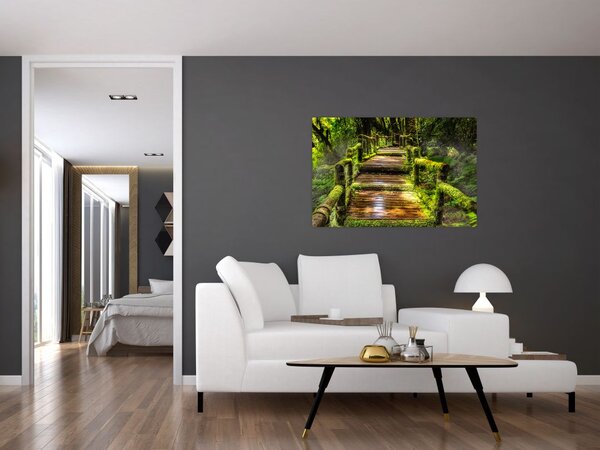 Slika stepenica u prašumi (90x60 cm)