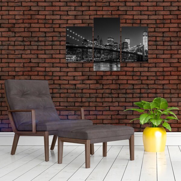 Slika Brooklynskog mosta u New Yorku (90x60 cm)