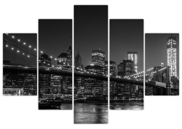 Slika Brooklynskog mosta u New Yorku (150x105 cm)