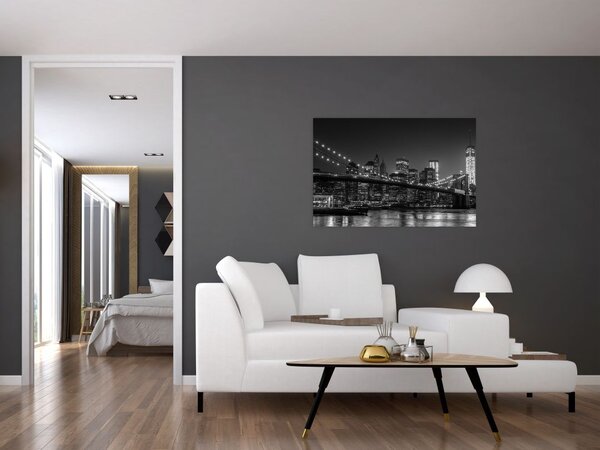 Slika Brooklynskog mosta u New Yorku (90x60 cm)