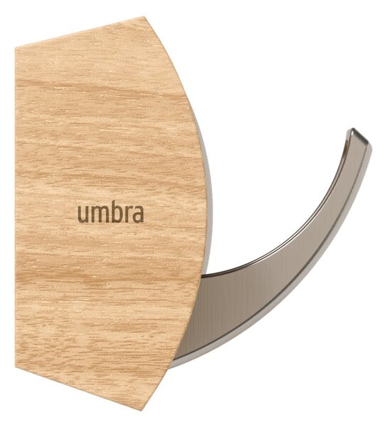 Zidna vješalica od masivne topole u prirodnoj boji Flip – Umbra