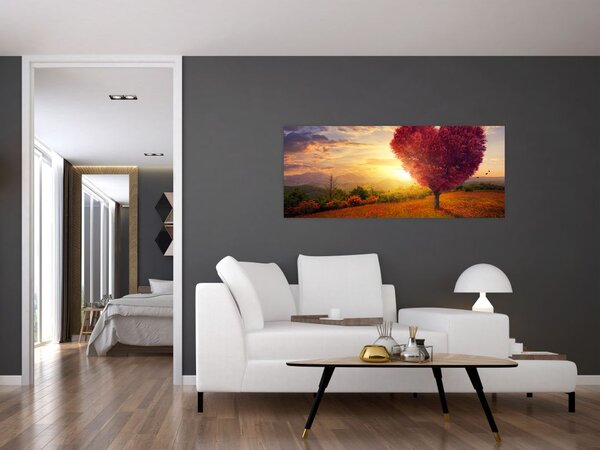 Slika stabla u obliku srca (120x50 cm)