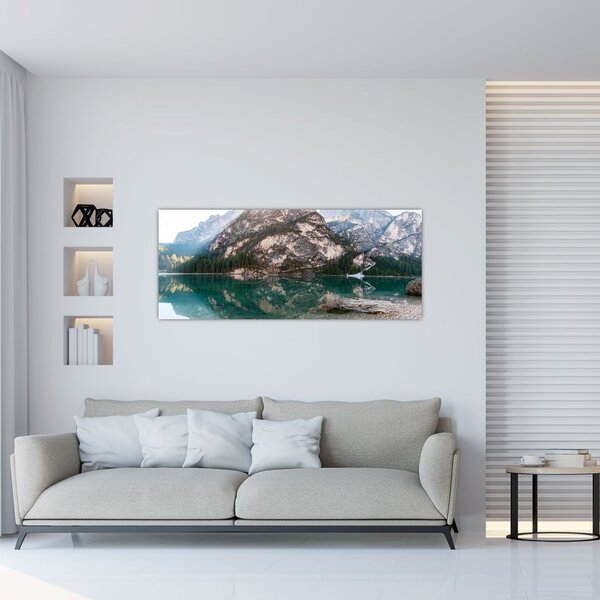 Slika planinskog jezera (120x50 cm)