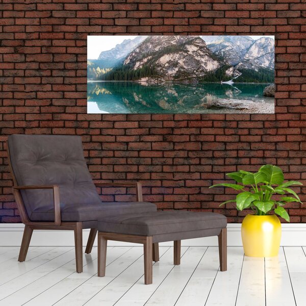 Slika planinskog jezera (120x50 cm)
