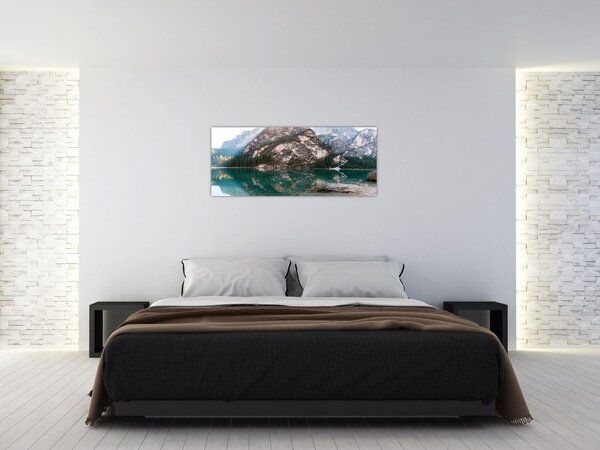 Slika planinskog jezera (120x50 cm)