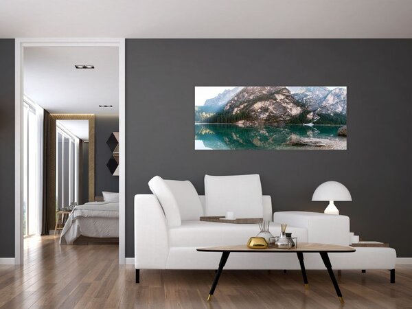 Slika planinskog jezera (120x50 cm)