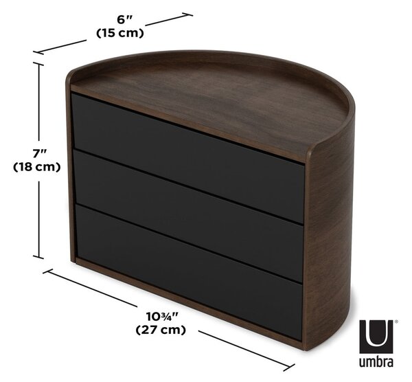 Crni kupaonski organizator okretni Moona – Umbra