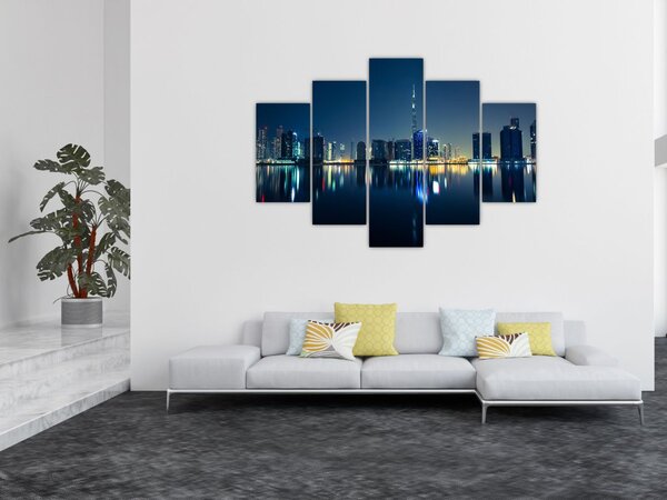 Slika noćnog grada (150x105 cm)