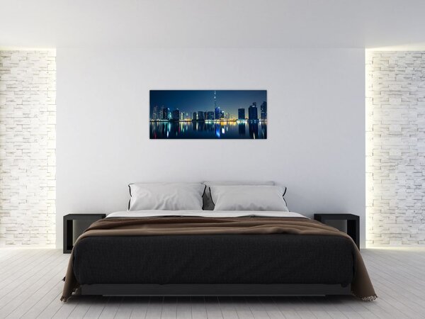 Slika noćnog grada (120x50 cm)