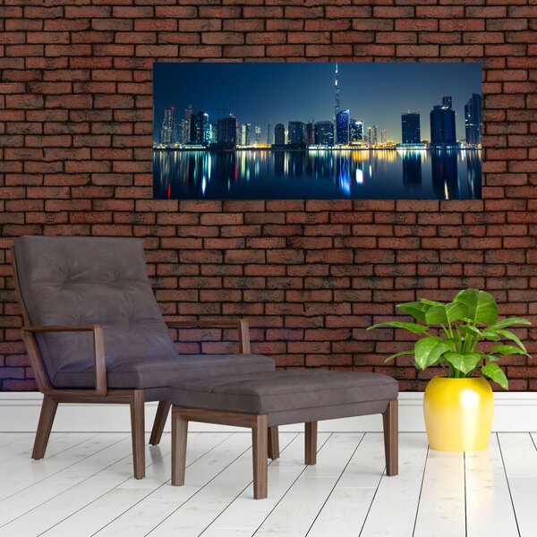 Slika noćnog grada (120x50 cm)
