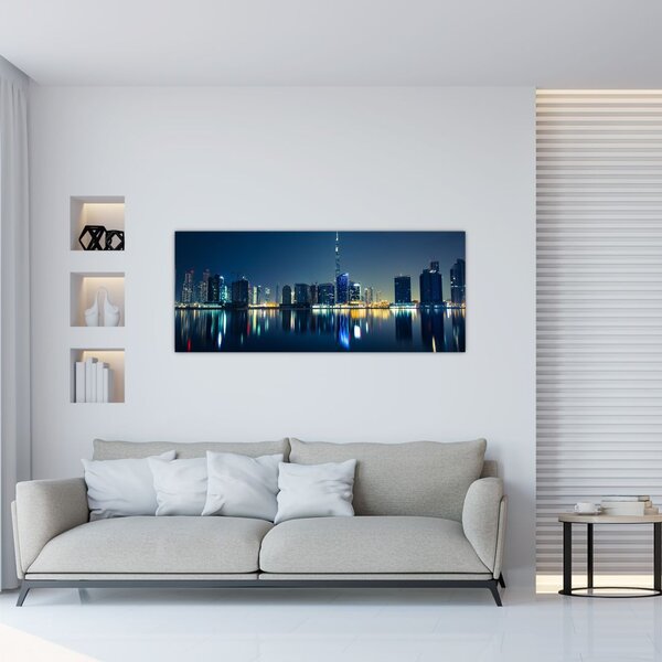 Slika noćnog grada (120x50 cm)
