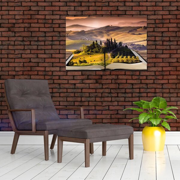 Slika krajolika u knjizi (90x60 cm)