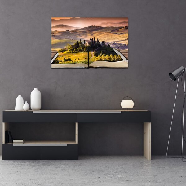 Slika krajolika u knjizi (90x60 cm)