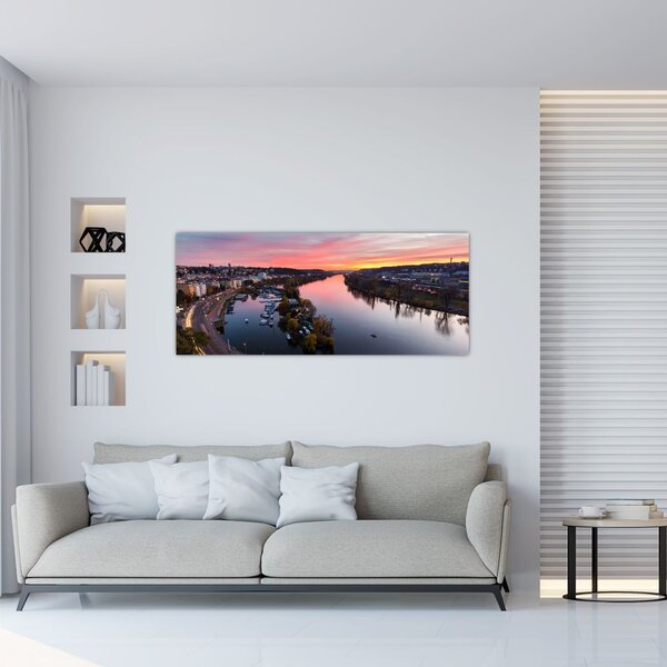 Slika noćnog Praga (120x50 cm)
