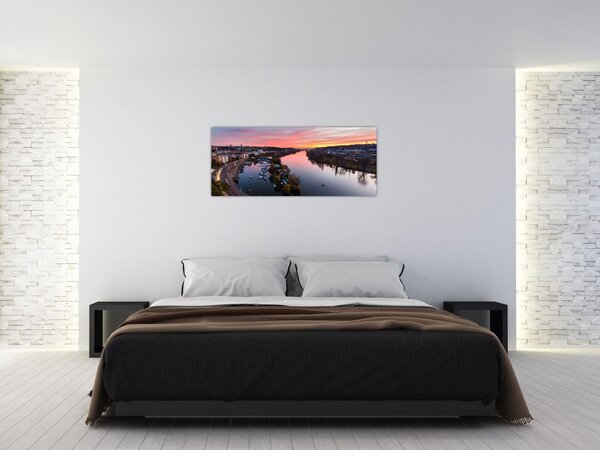 Slika noćnog Praga (120x50 cm)