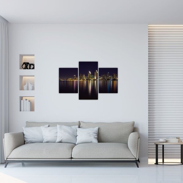 Slika noćnog grada (90x60 cm)