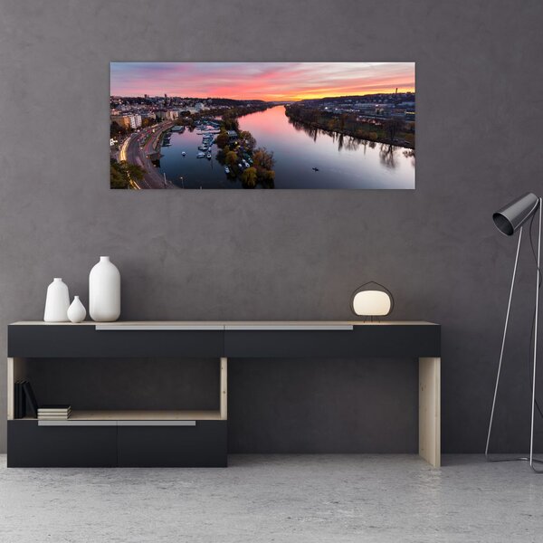 Slika noćnog Praga (120x50 cm)