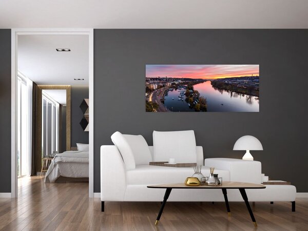 Slika noćnog Praga (120x50 cm)