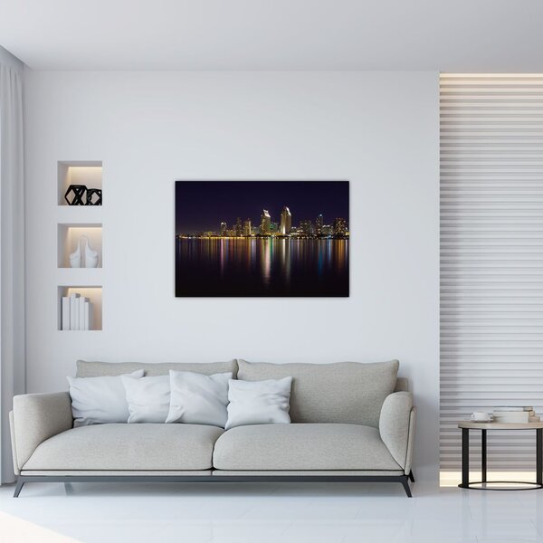 Slika noćnog grada (90x60 cm)