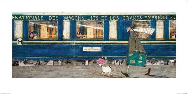 Sam Toft - Orient Express Ooh La La Reprodukcija umjetnosti, (100 x 50 cm)