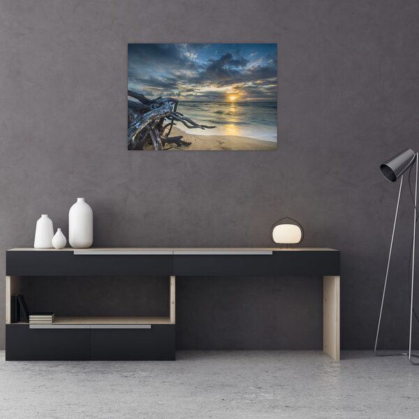 Slika mora sa zalaskom sunca (70x50 cm)