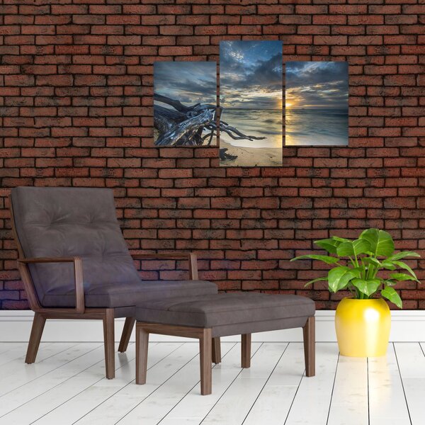 Slika mora sa zalaskom sunca (90x60 cm)