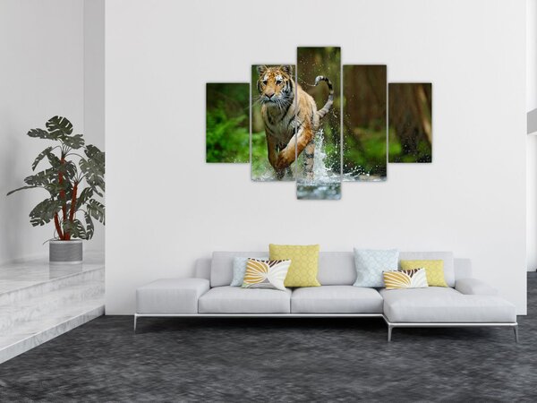 Slika tigra koji trči (150x105 cm)