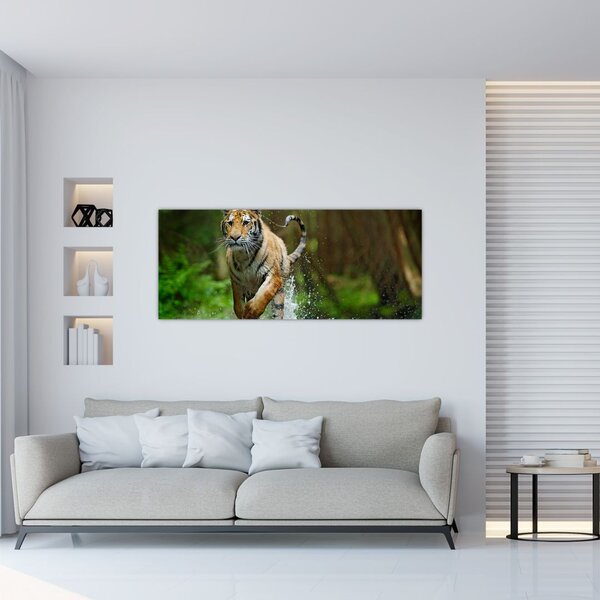 Slika tigra koji trči (120x50 cm)