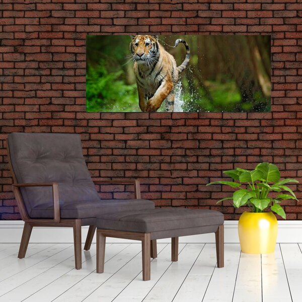 Slika tigra koji trči (120x50 cm)