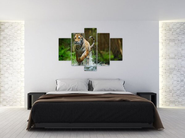 Slika tigra koji trči (150x105 cm)