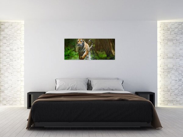 Slika tigra koji trči (120x50 cm)