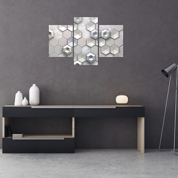 3D apstraktna slika (90x60 cm)