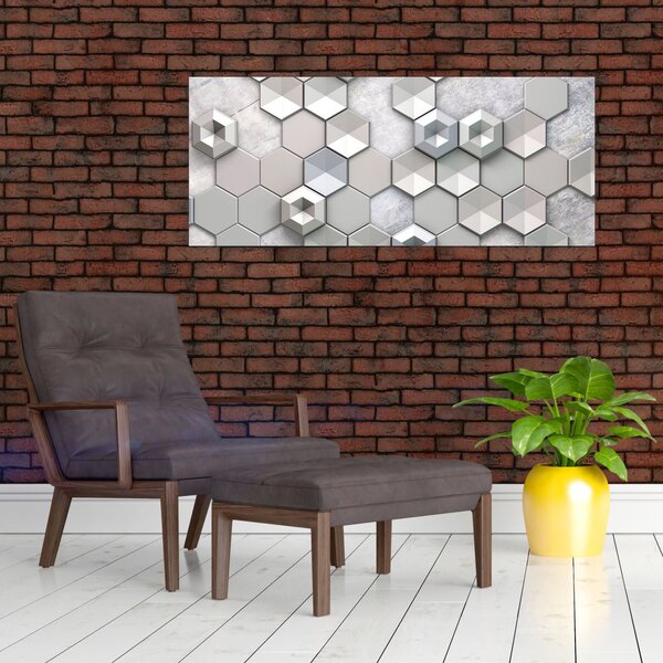 3D apstraktna slika (120x50 cm)