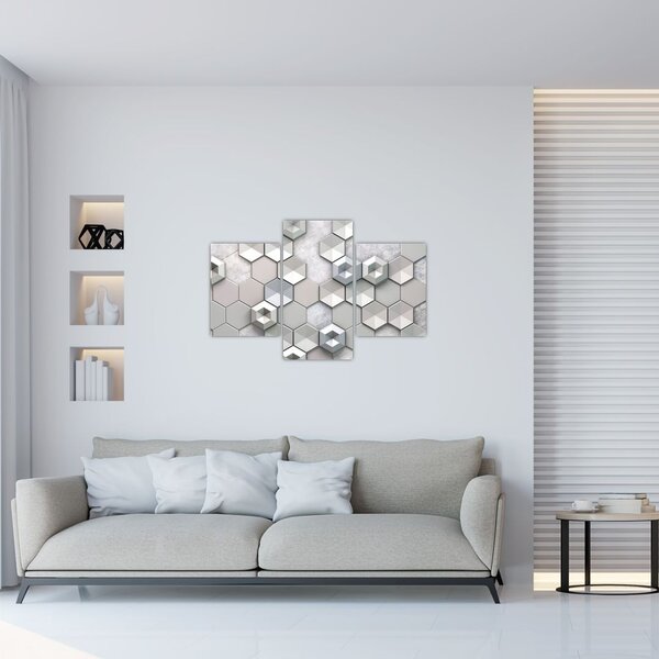 3D apstraktna slika (90x60 cm)