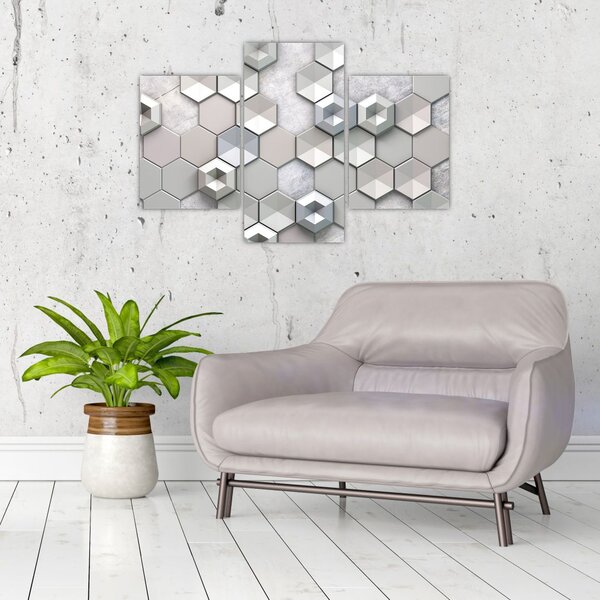 3D apstraktna slika (90x60 cm)