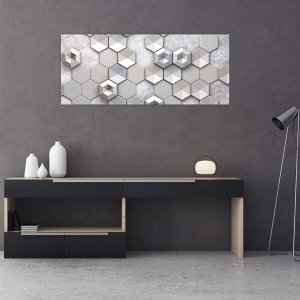 3D apstraktna slika (120x50 cm)
