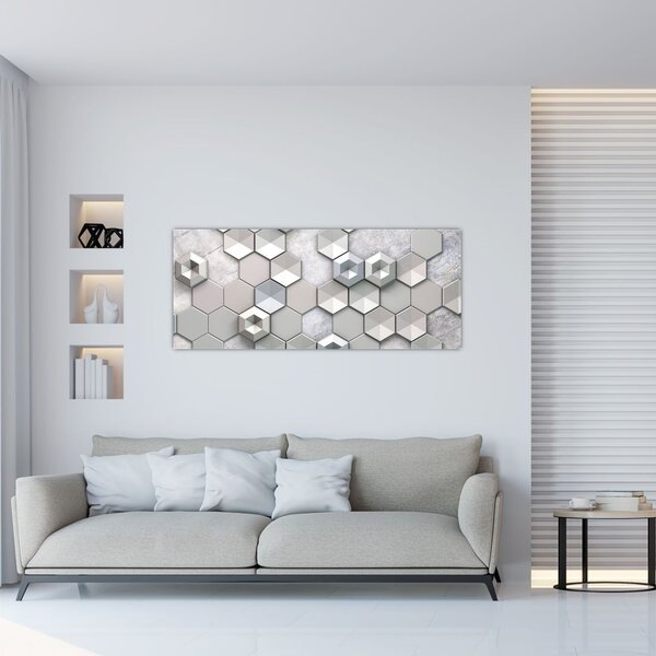 3D apstraktna slika (120x50 cm)