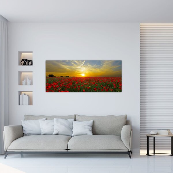 Slika polja maka (120x50 cm)