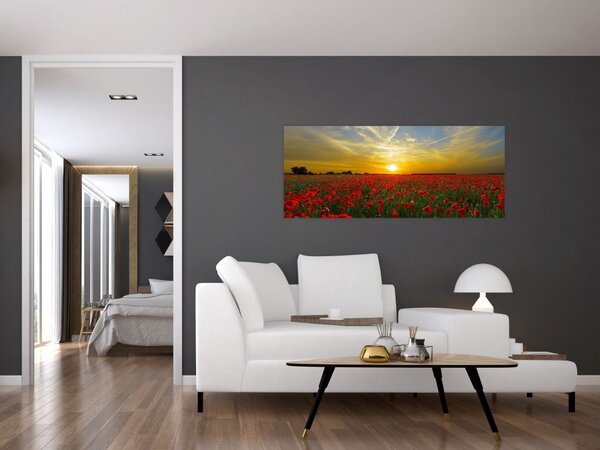 Slika polja maka (120x50 cm)