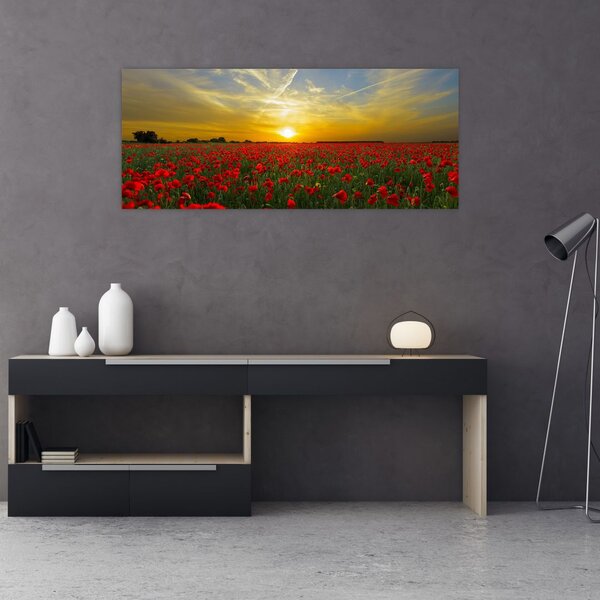 Slika polja maka (120x50 cm)
