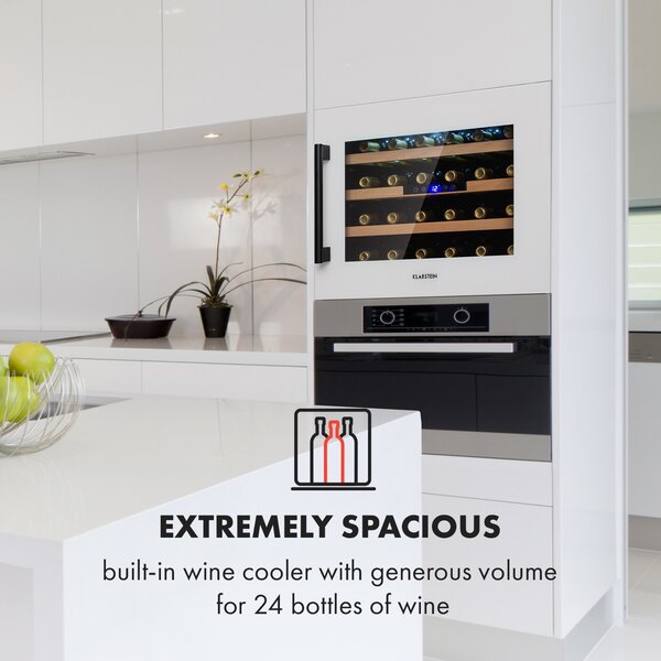 Klarstein Vinsider 24D Built-In, vinoteka, Quartz Edition, ugradbeni uređaj