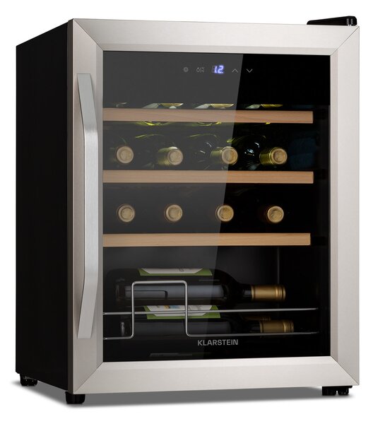 Klarstein Vinamour 16 Uno, vinoteka, 16 fl./42l, 5-18°C, 41 dB, staklo