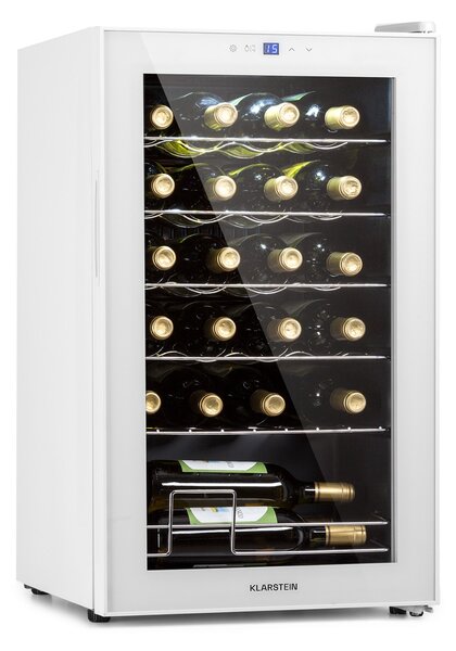Klarstein Shiraz 24 Uno, vinoteka, 67 L, 24 boce, touch screen, 5 – 18 °C, crna
