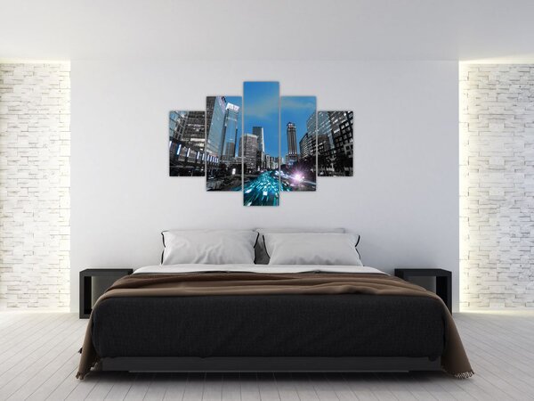 Slika noćnog grada (150x105 cm)